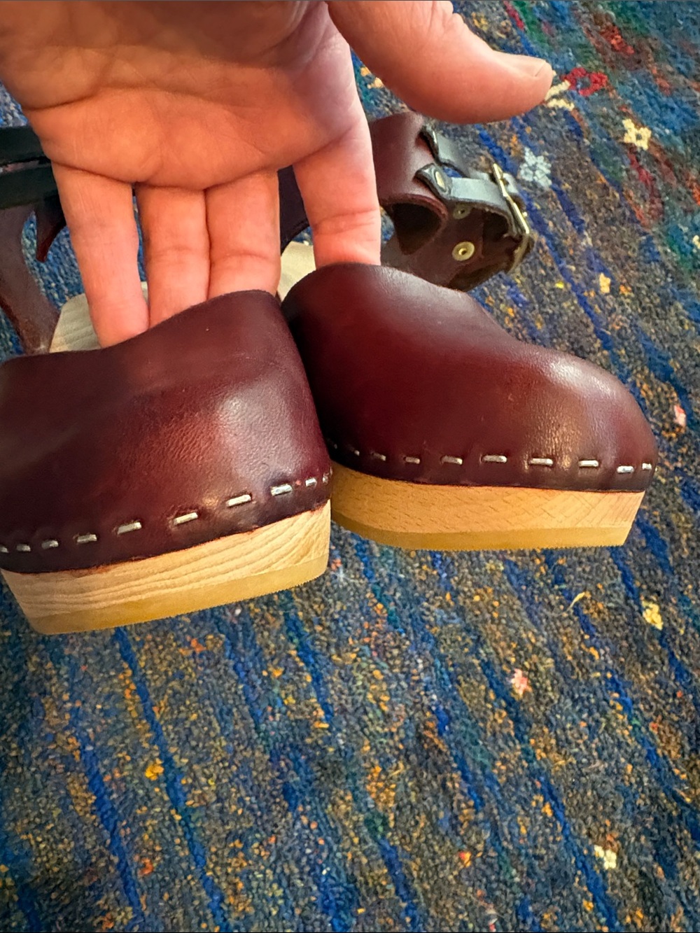 Bean An Ti Artisan High Heel Clogs 39 - Picture 6 of 9